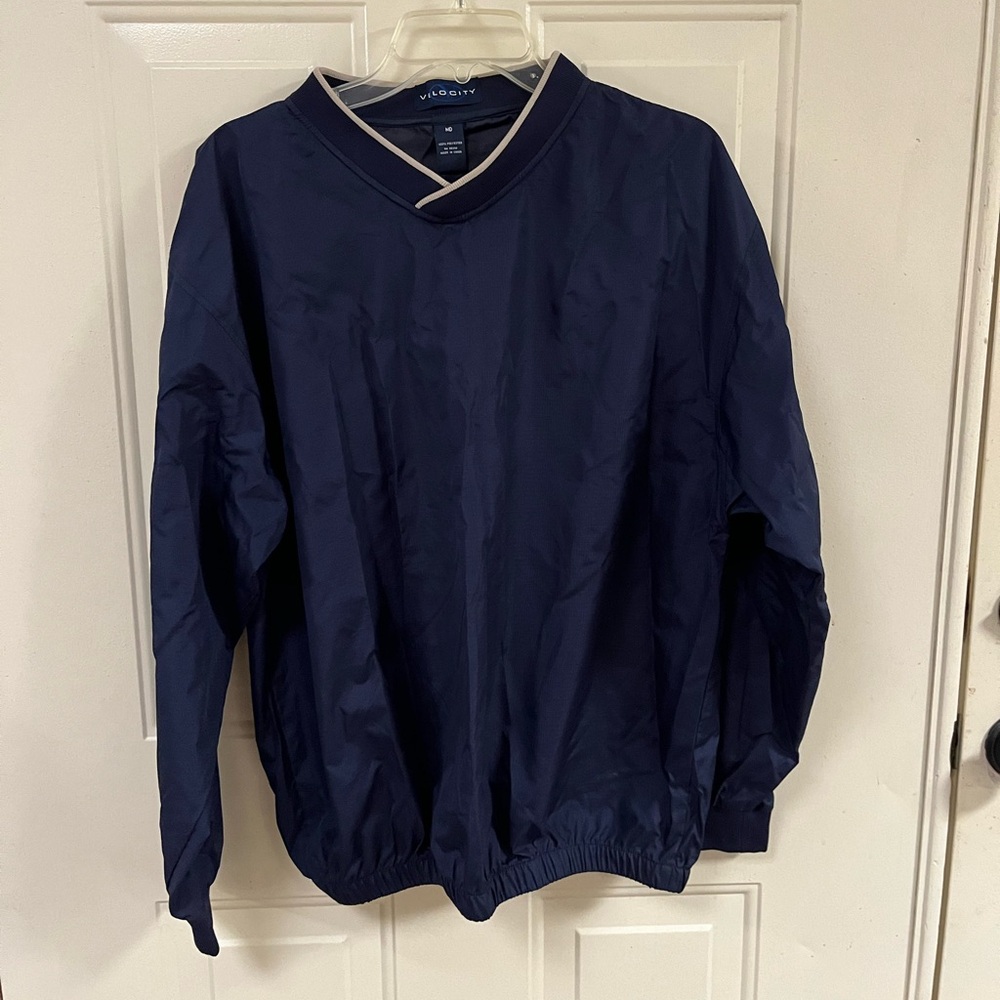 Velocity Dark Blue Men's Windbreaker